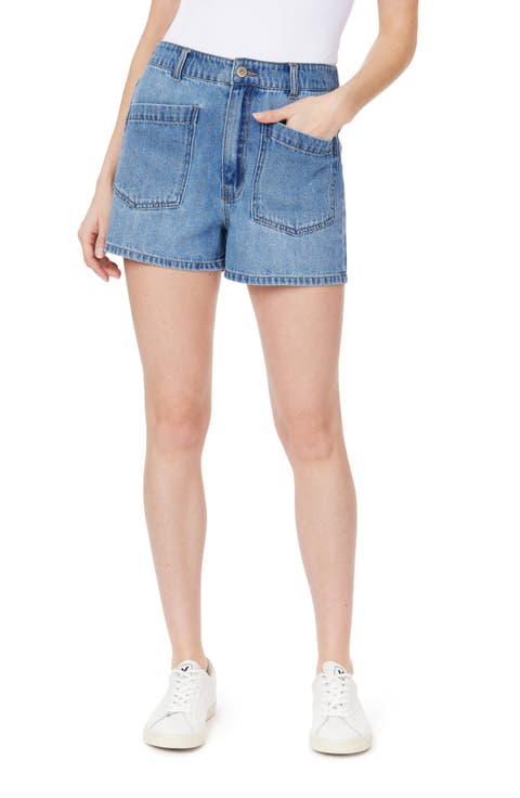 The Patch Pocket Denim Shorts