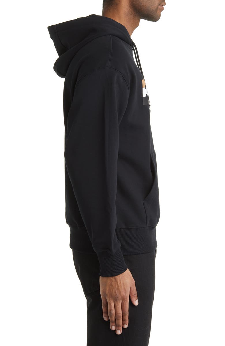 BOSS Gender Inclusive Econy 2 Cotton Logo Graphic Hoodie, Alternate, color, 