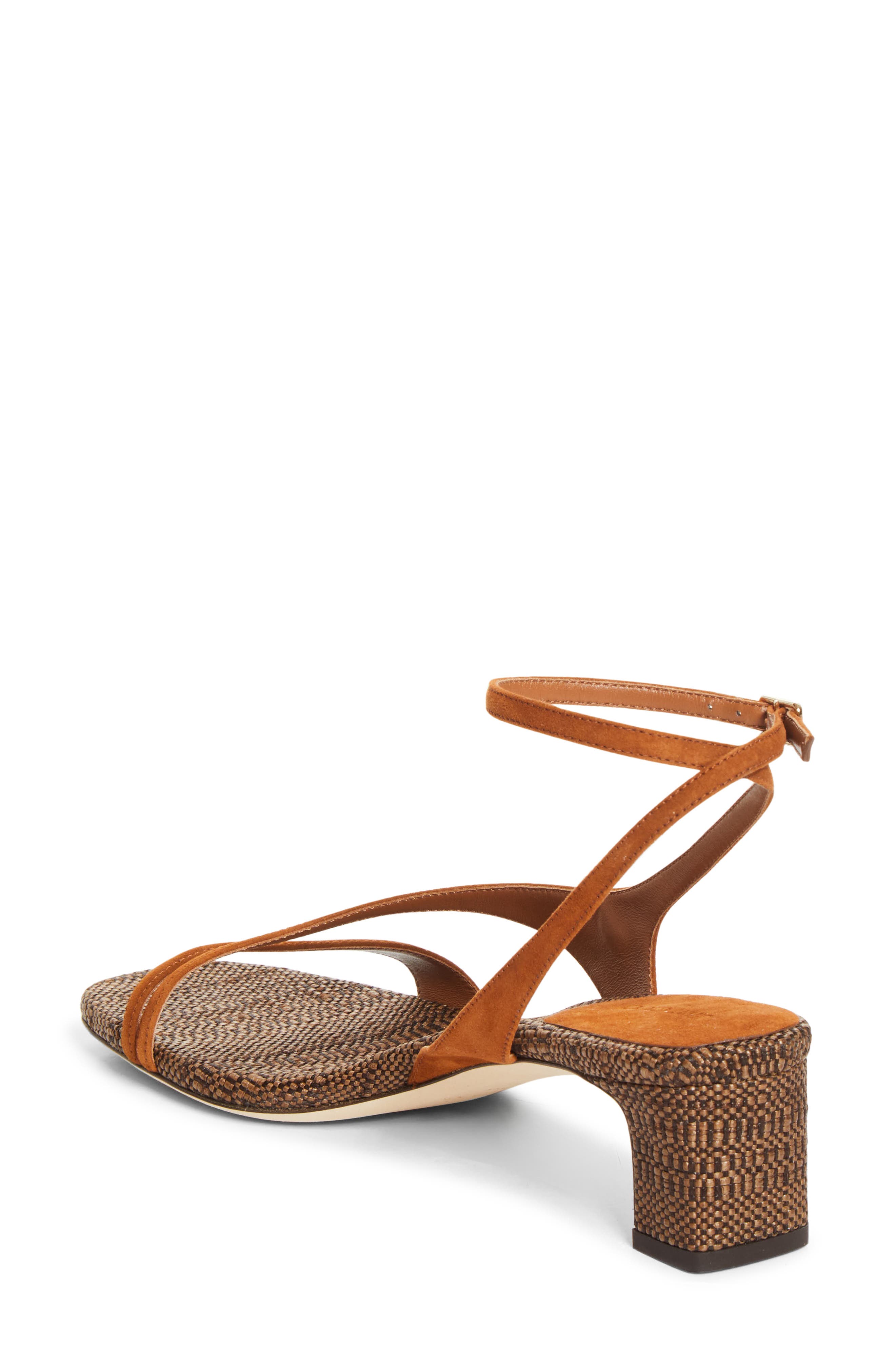 Jimmy Choo Faye Ankle Strap Sandal, Alternate, color, Tan