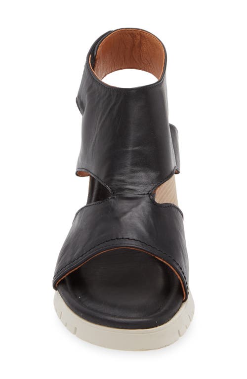 Miz Mooz Meredyth Wedge Sandal In Black