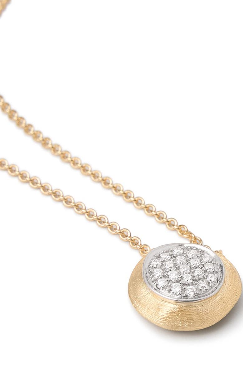 Marco Bicego Jaipur 18K White Gold & Diamond Necklace, Alternate, color, Yellow Gold