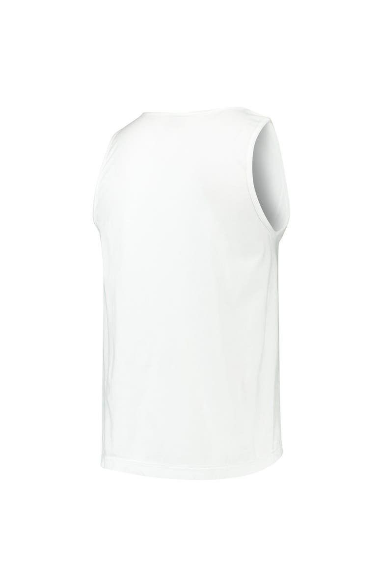 IMAGE ONE Men's White Miami Hurricanes Retro Palms Tank Top, Alternate, color, 