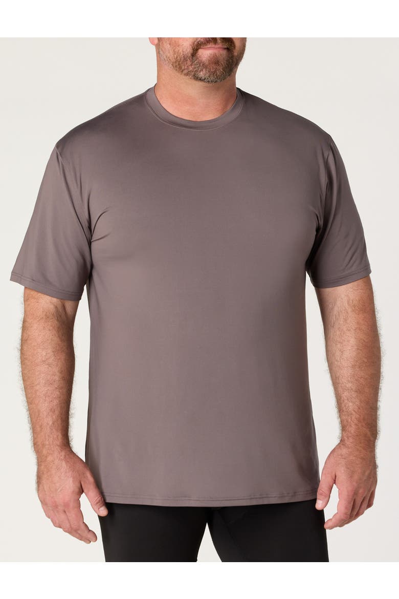 Big & Tall Cooling Performance Crewneck T-Shirt, Main, color, DARK GULL GREY