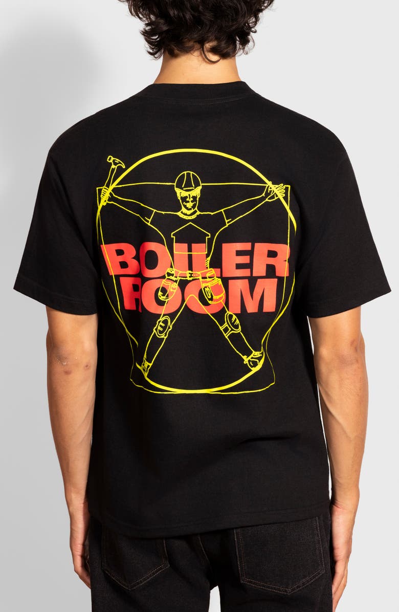 PLEASURES Loud Music Cotton Graphic T-Shirt, Alternate, color, Black