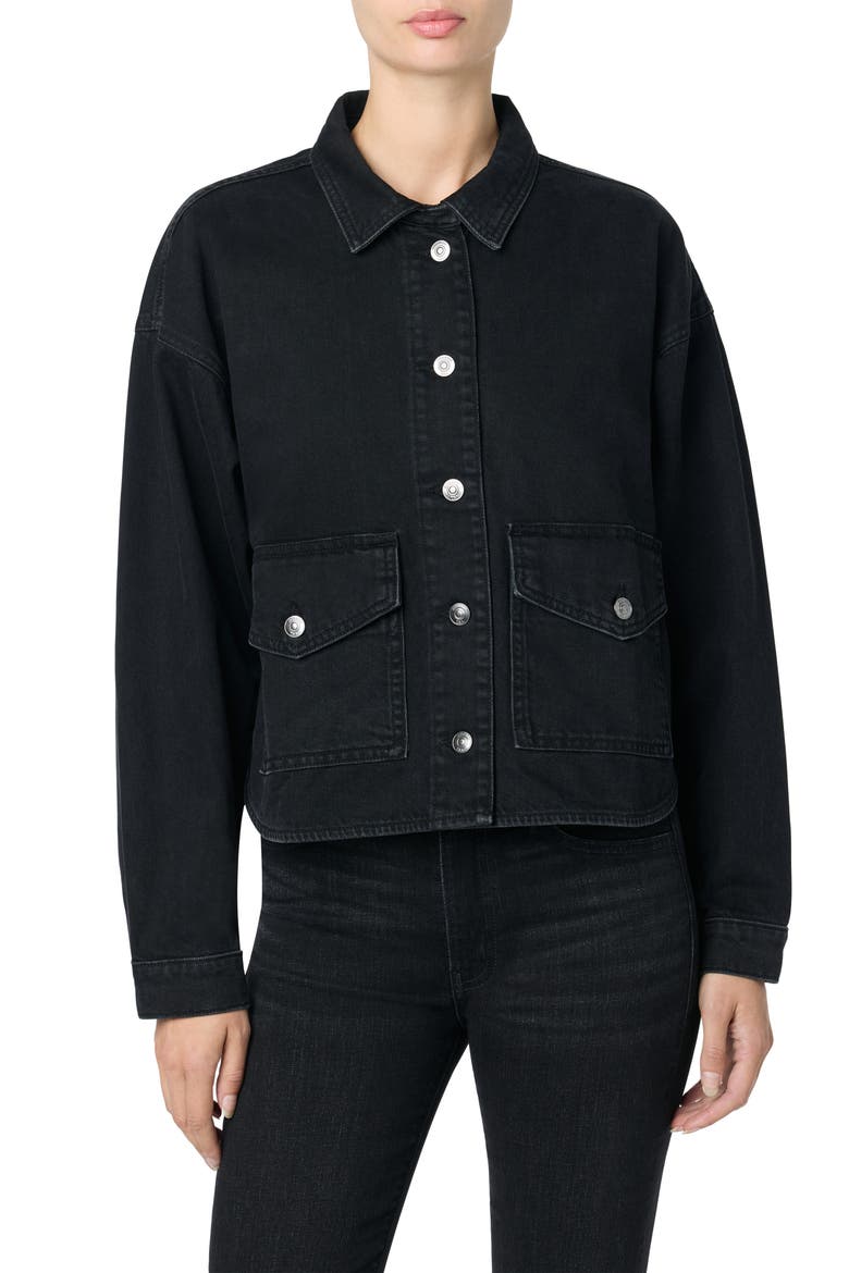 Casual Denim Jacket, Main, color, KAWAGUCHI