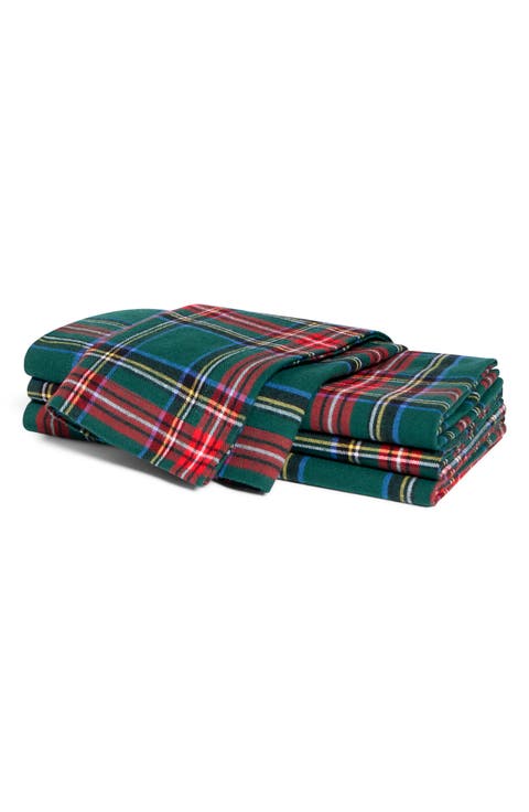 Kensington Set of 4 Tartan Cotton Napkins