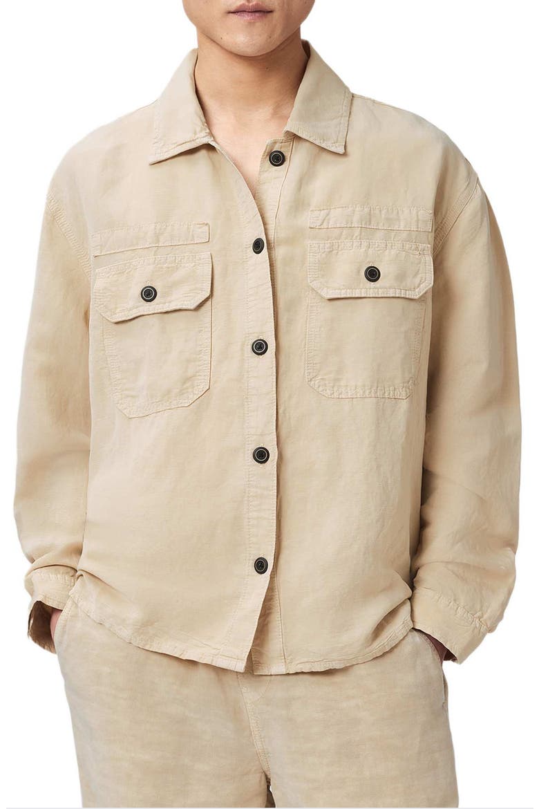Korten Relaxed Fit Shacket, Main, color, SAND BROWN