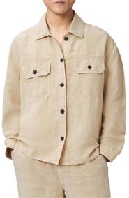 AllSaints Korten Relaxed Fit Shacket