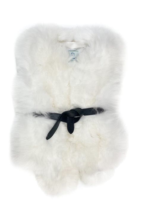 White Faux Fur Vest (Baby)