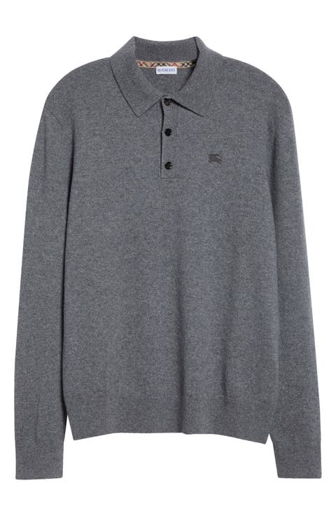 Carson EKD Long Sleeve Cashmere Blend Polo