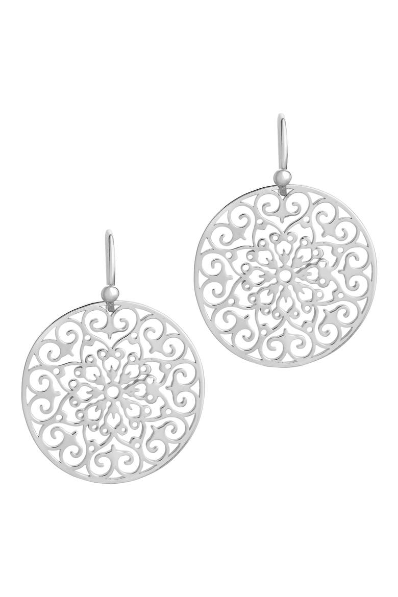 Round Filigree Drop Earrings video