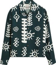 RIZORT Mason Abstract Print Button-Up Shirt