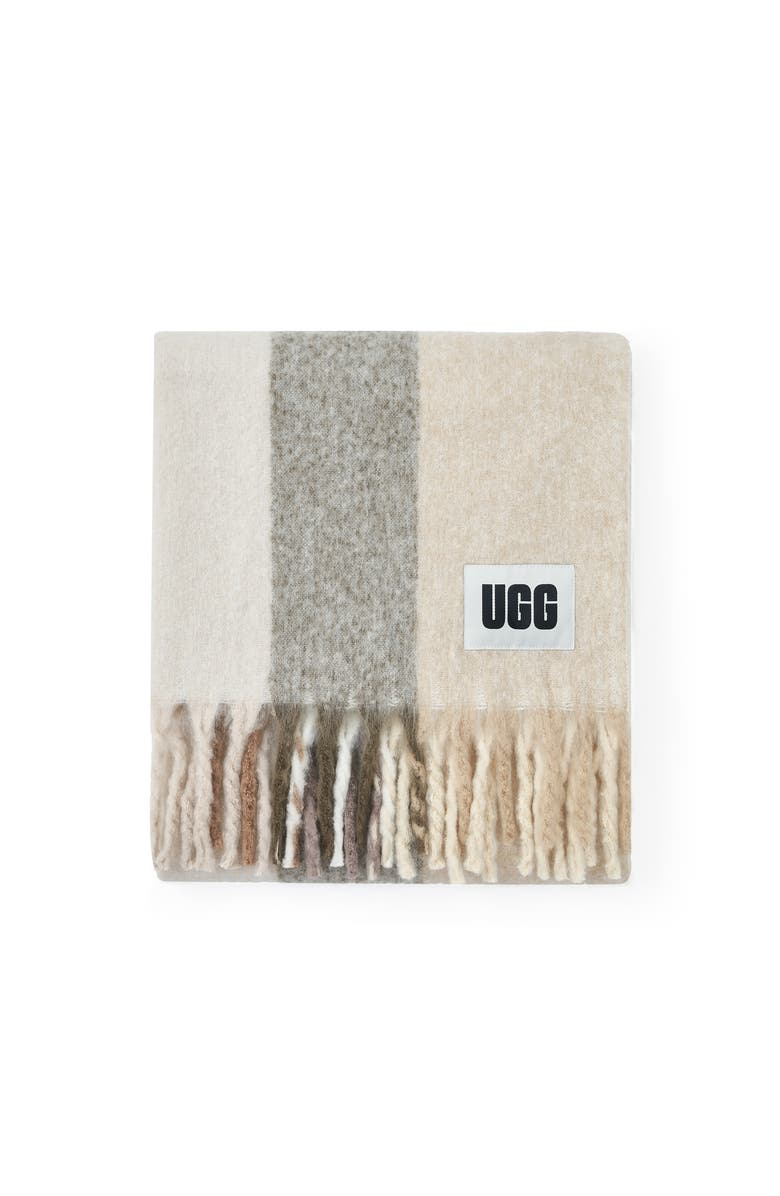 UGG<sup>®</sup> Calyx Throw Blanket, Main, color, Chestnut