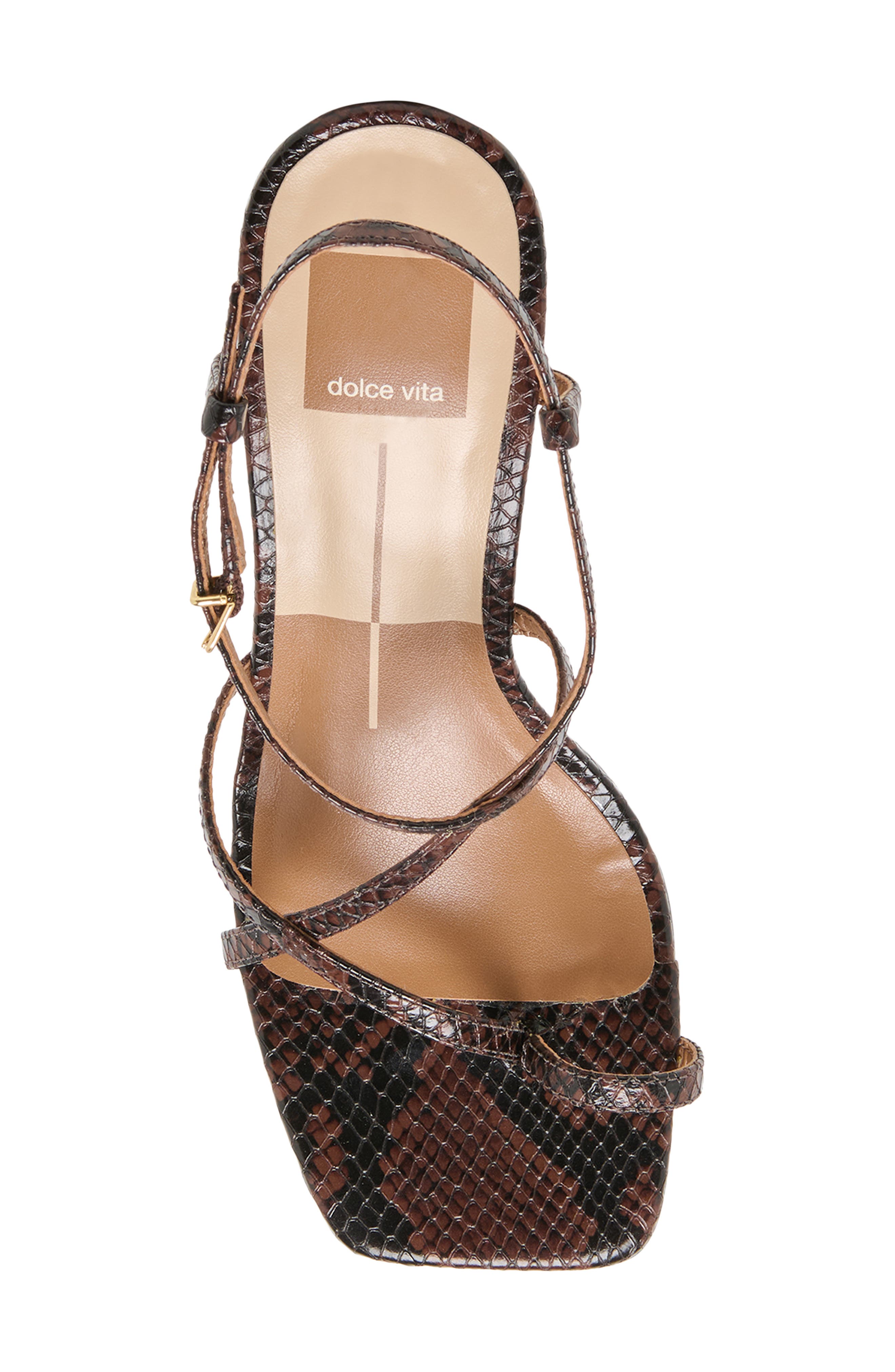Aylee Slingback Wedge Sandal, Alternate, color, JAVA EMBOSSED LEATHER
