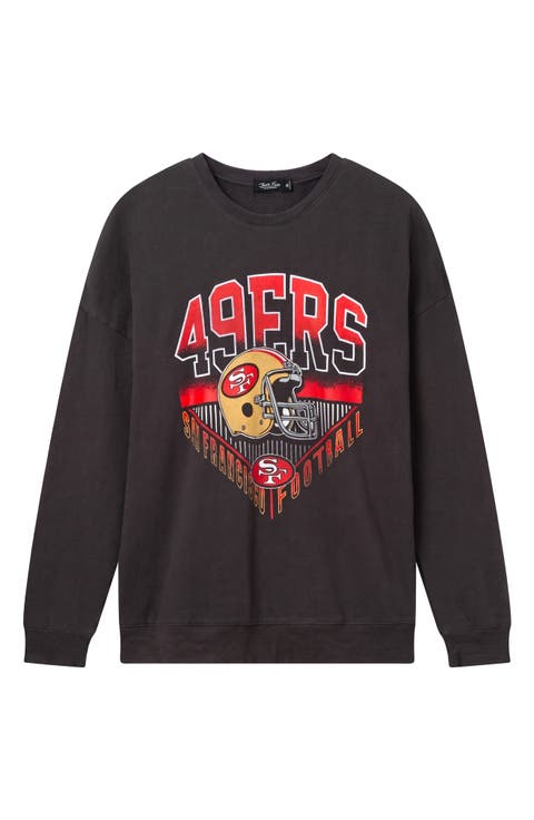 San Francisco 49ers Drop Shoulder Cotton Sweatshirt