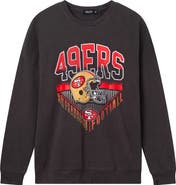 Junk Food San Francisco 49ers Drop Shoulder Cotton Sweatshirt