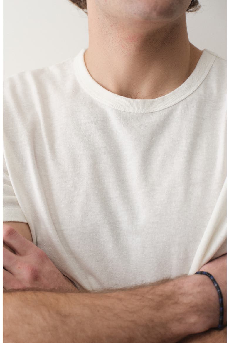 Relaxed Hemp Cotton T-Shirt, Alternate, color, WHITE