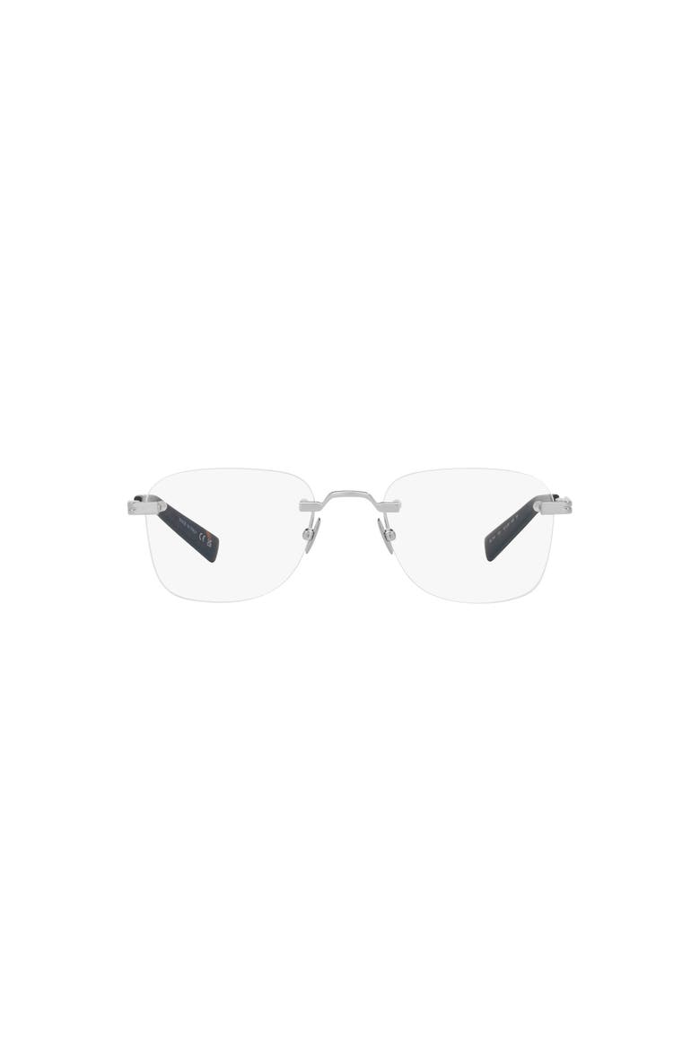 53mm Round optical glasses, Alternate, color, Silver