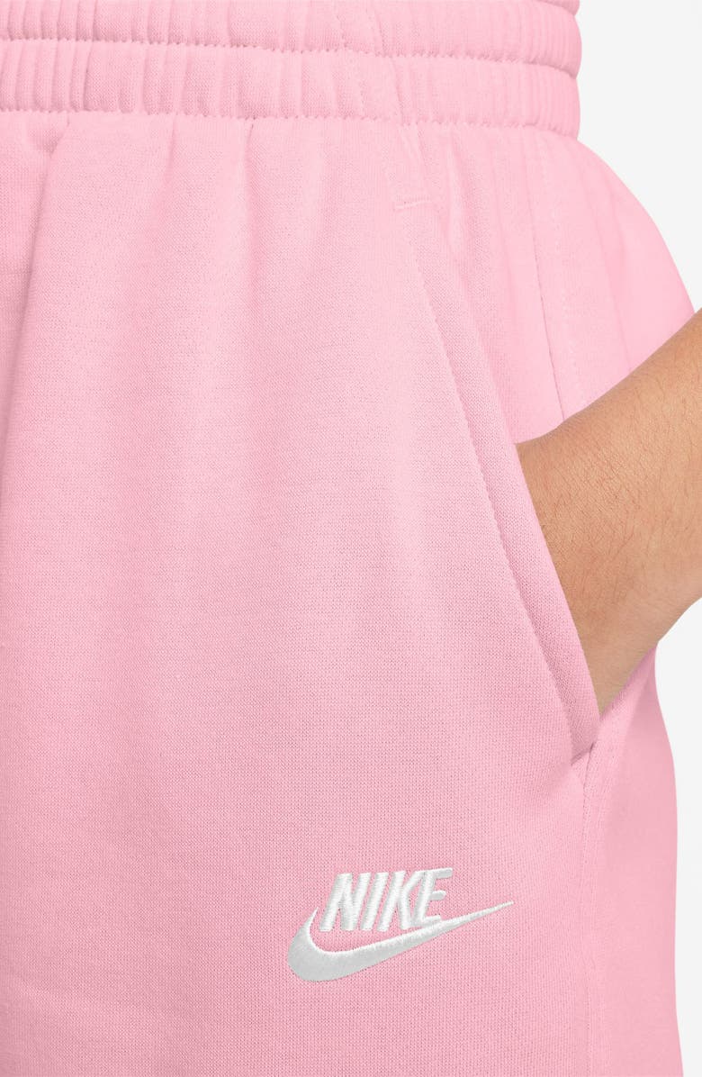 Nike Kids' Sportswear Club Fleece Sweatpants, Alternate, color, Md Sft Pnk/Md Sft Pnk/Wht