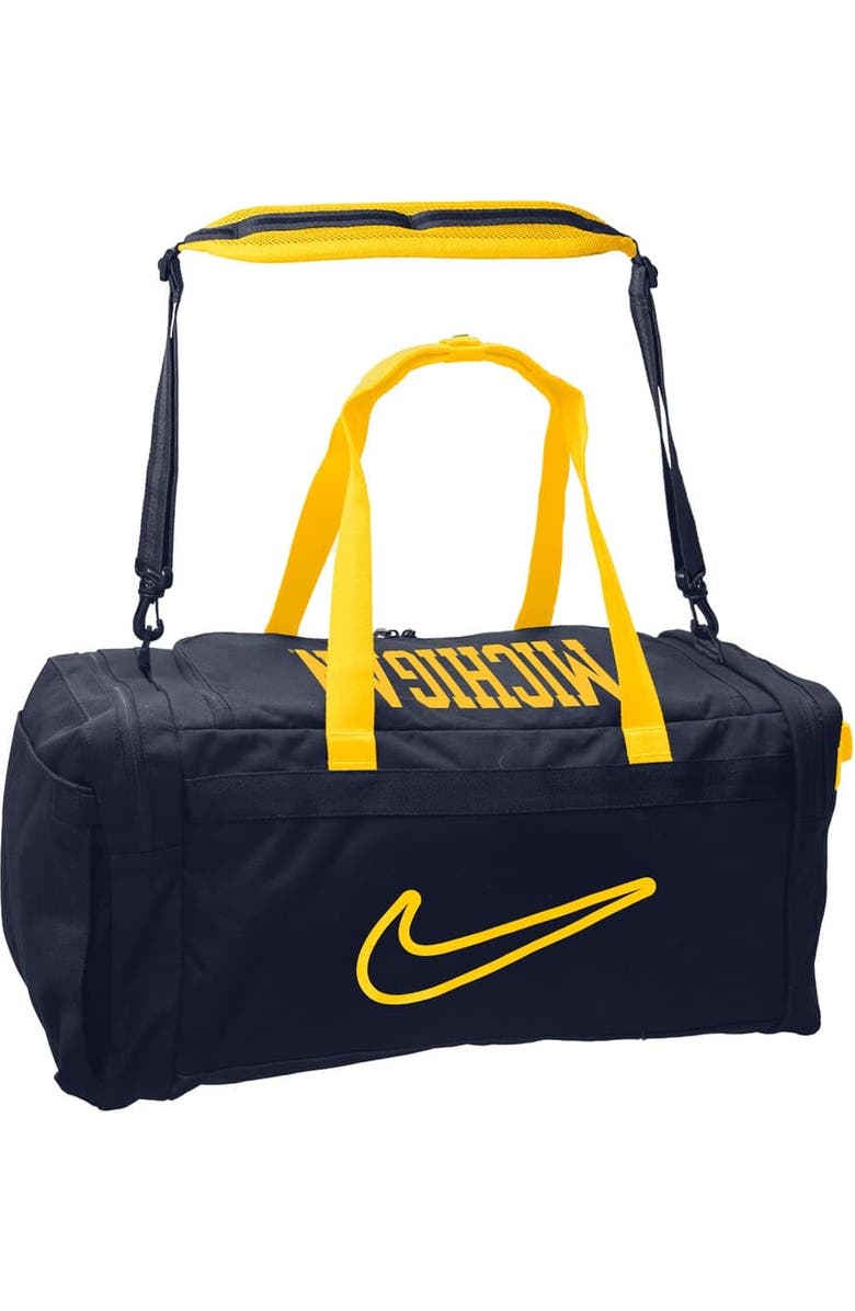 Nike Michigan Wolverines Utility Power Duffel Bag, Alternate, color,