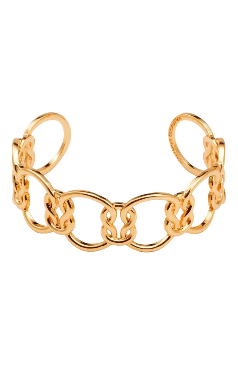 Hollywood Sensation Love Knot Bracelet, Main, color, Gold