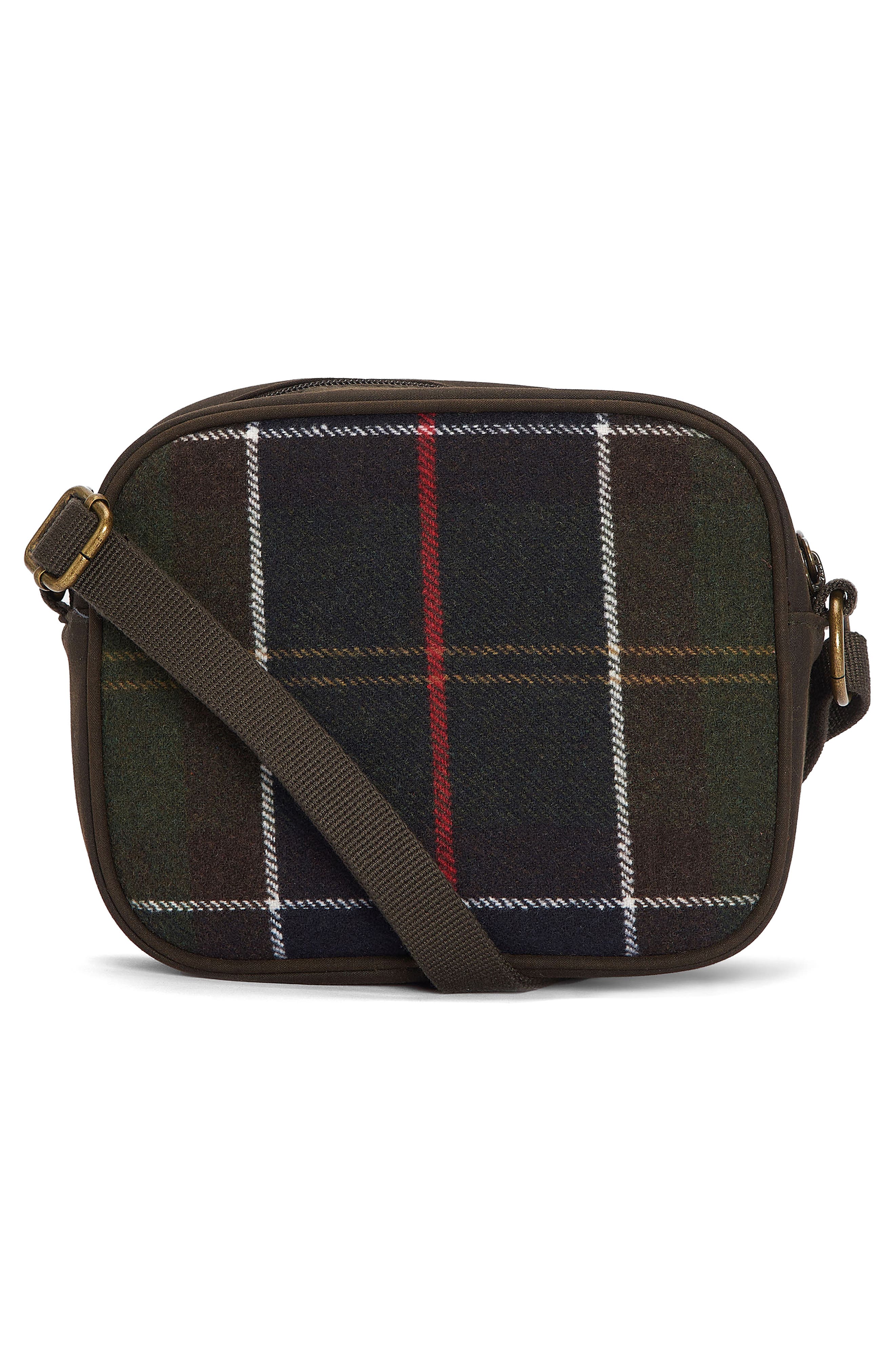 Barbour Contin Wool Blend Crossbody Bag, Alternate, color, 