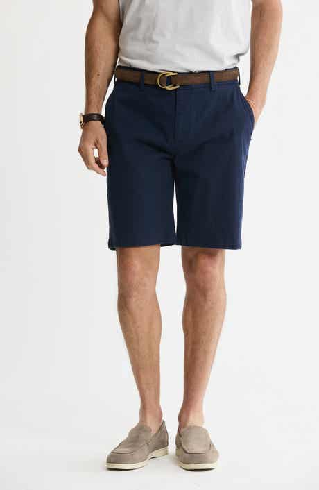 JACHS Cotton & Silk Blend Stretch Shorts