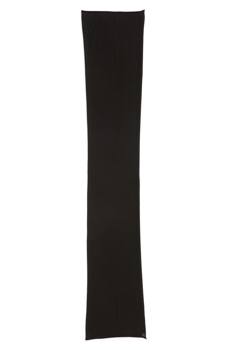 AllSaints Rolled Ends Wool & Cashmere Scarf, Alternate, color, 