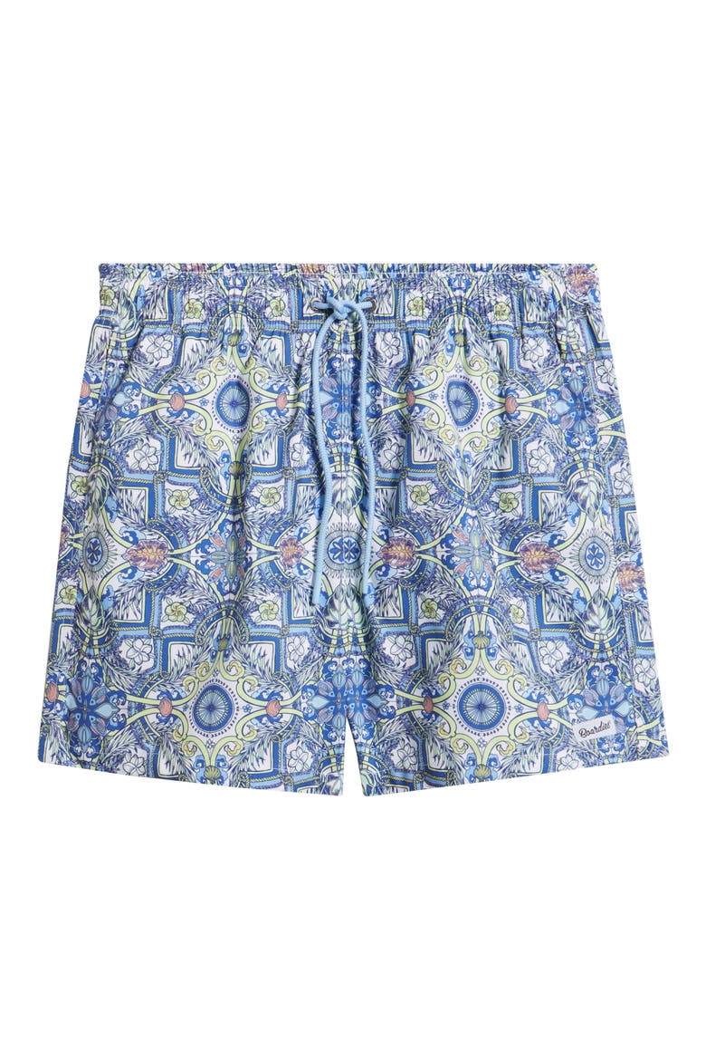 Tropical Floral Swim Trunks, Alternate, color, MULTI