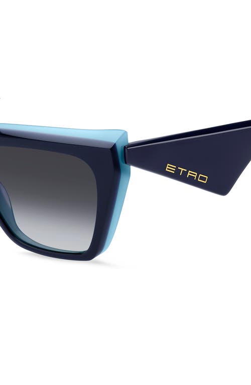 Etro 55mm Cat Eye Sunglasses