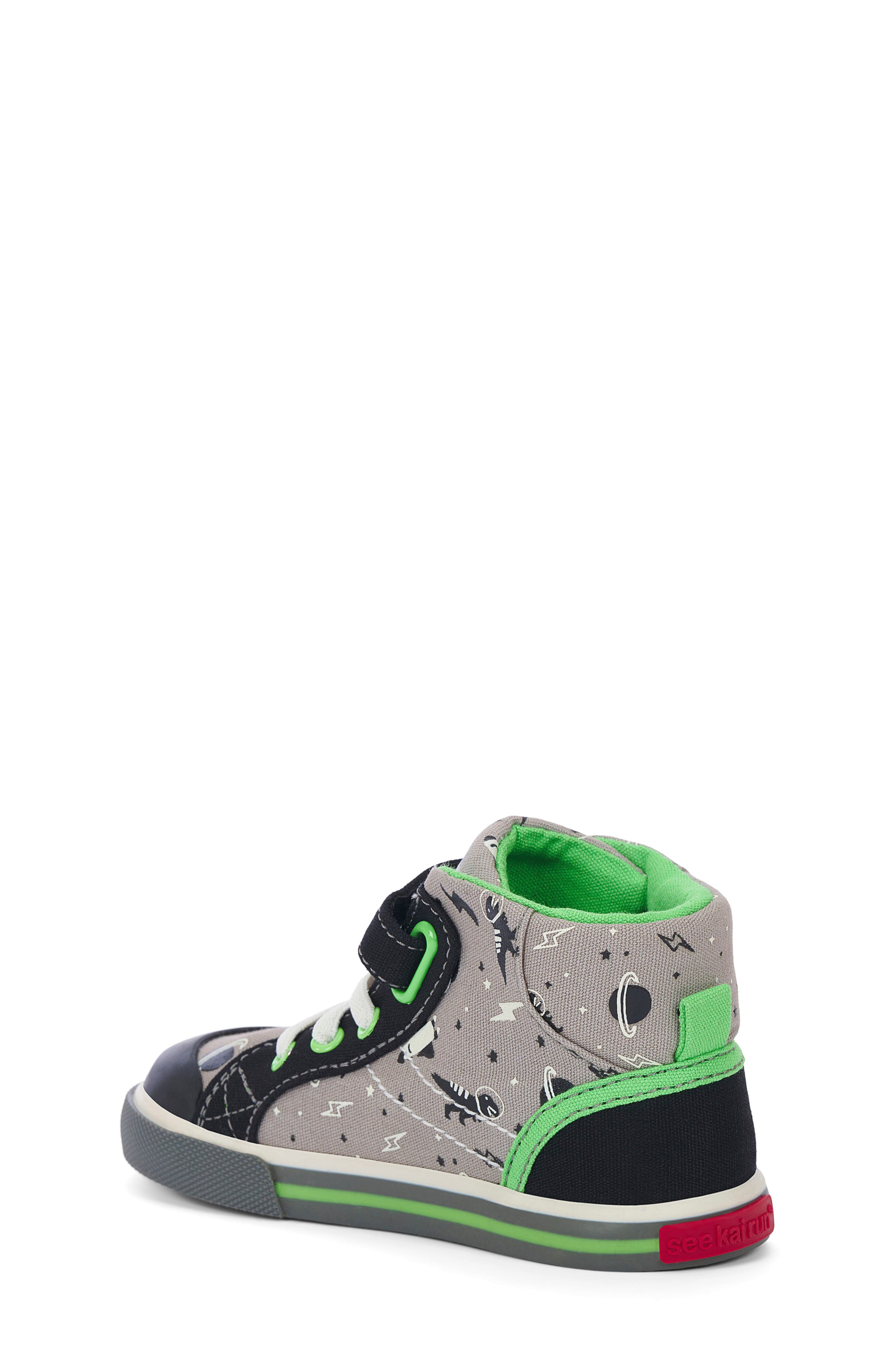 Dane High-Top Sneaker, Alternate, color, GRAY/ SPACE GLOW