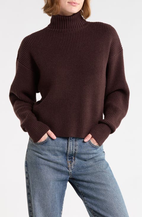 Cozy Rib Turtleneck Sweater