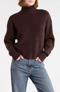 Good American Cozy Rib Turtleneck Sweater