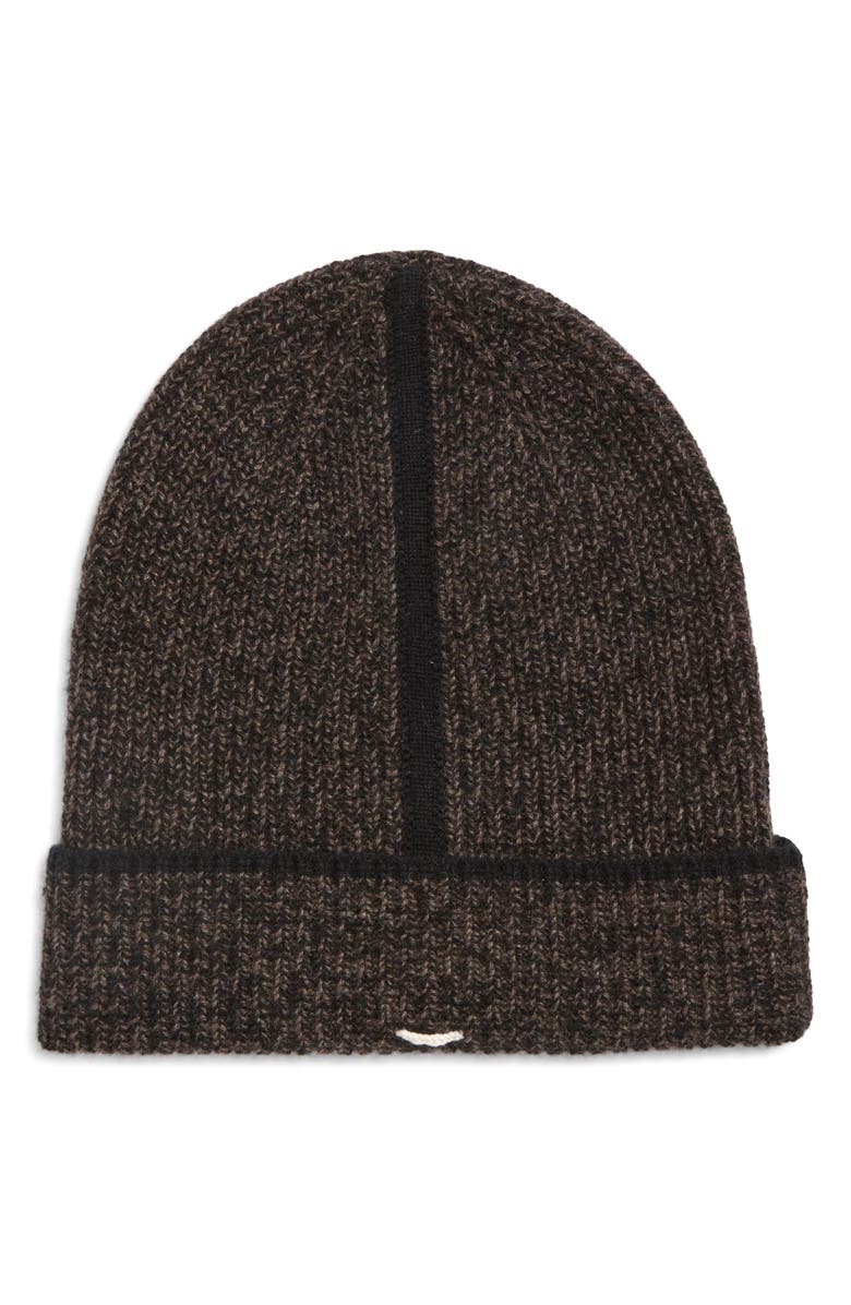 rag & bone Jensen Cashmere Beanie, Main, color, Brown Multi
