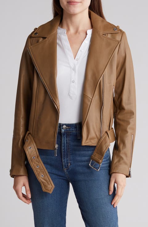 Belted Moto Jacket