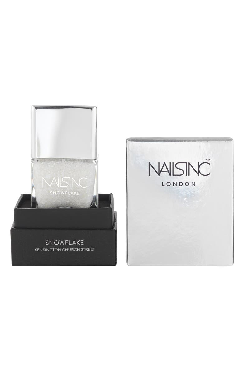 nails inc. London 'Snowflake' Nail Polish, Alternate, color,