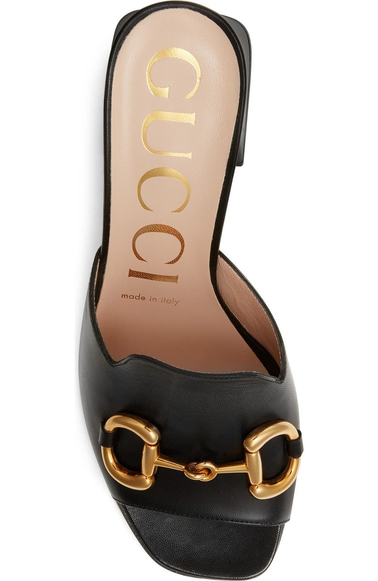 Gucci Baby Horsebit Slide Sandal, Alternate, color,