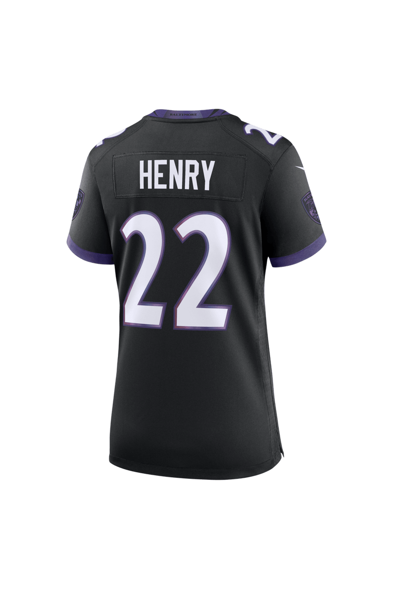 Women's Nike Derrick Henry Black Baltimore Ravens Alternate Game Jersey, Alternate, color, Black
