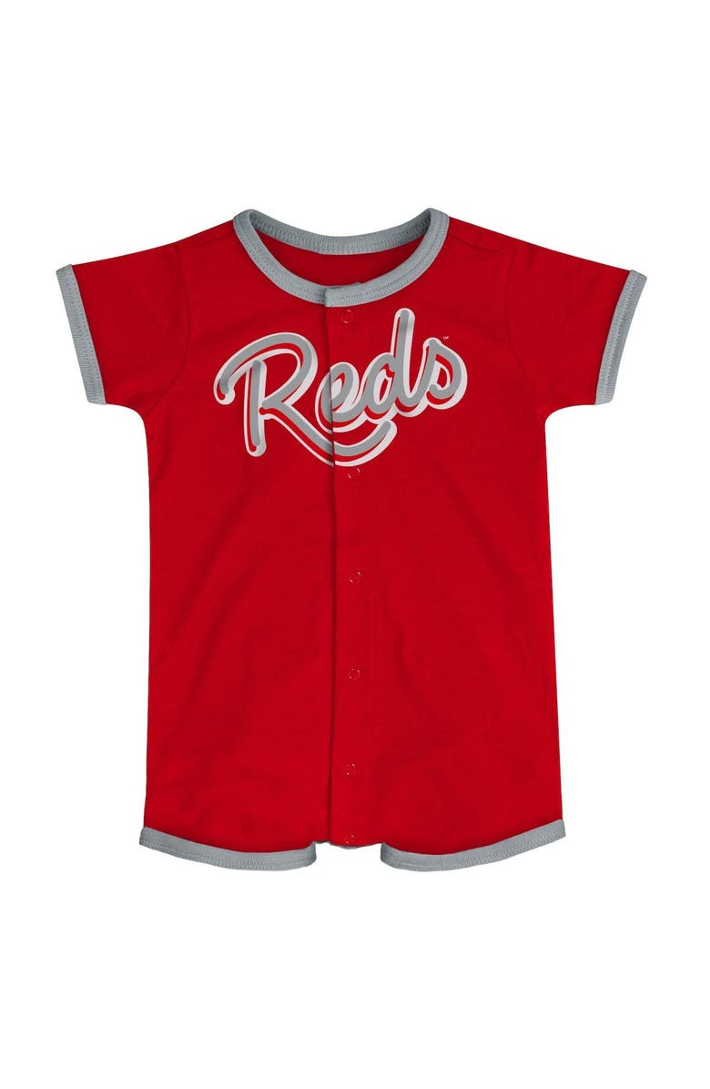 Outerstuff Infant Red Cincinnati Reds Power Hitter Romper, Alternate, color, Red