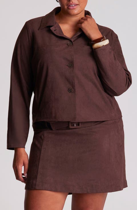 Rowan Faux Suede Jacket
