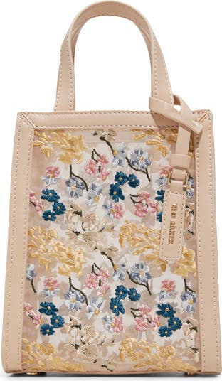 Ted baker トートバッグ　花柄 TED BAKER テッドベイカー トート バッグ ビニール 桜 花柄
