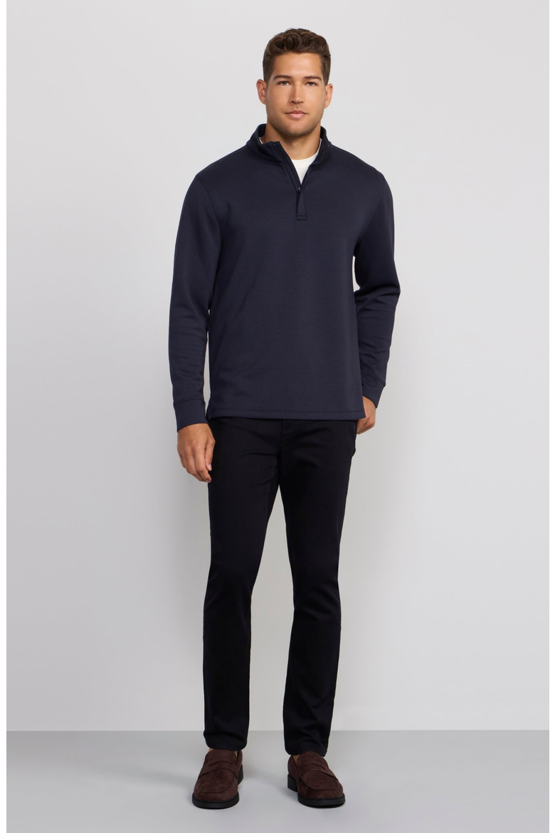 Sandwash Quarter-Zip, Alternate, color, Deep Blue
