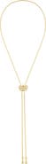 Susan Caplan 1980s Vintage Butterfly Lariat Necklace