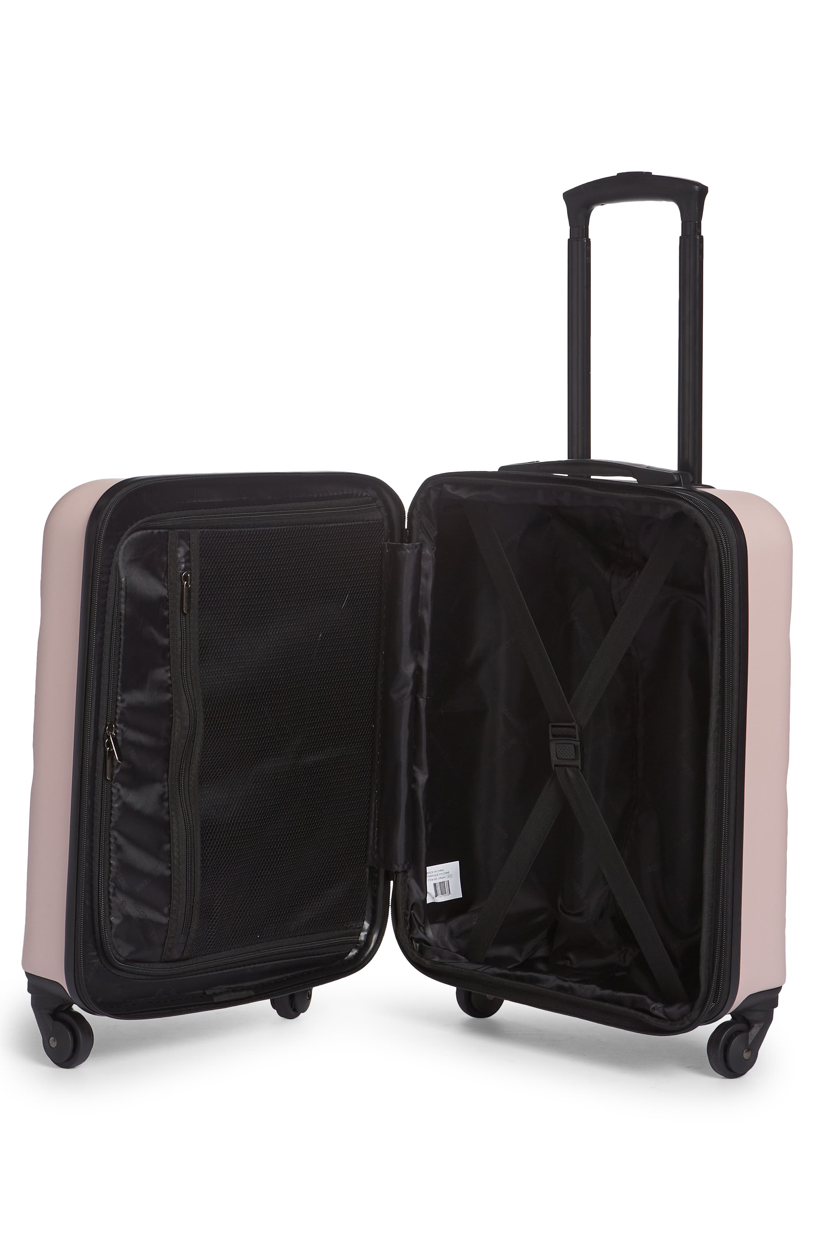 GEOFFREY BEENE Two-Piece Tote and Spinner Luggage Set, Alternate, color, Blush