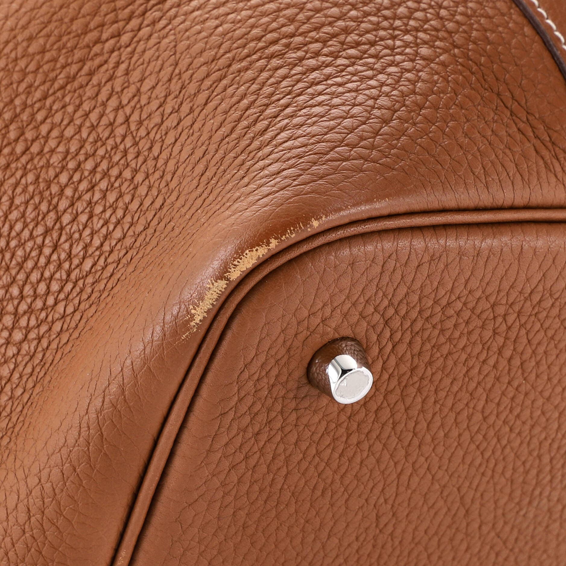 Pre-Owned Hermes Picotin Lock Bag Clemence MM, Alternate, color, Gold