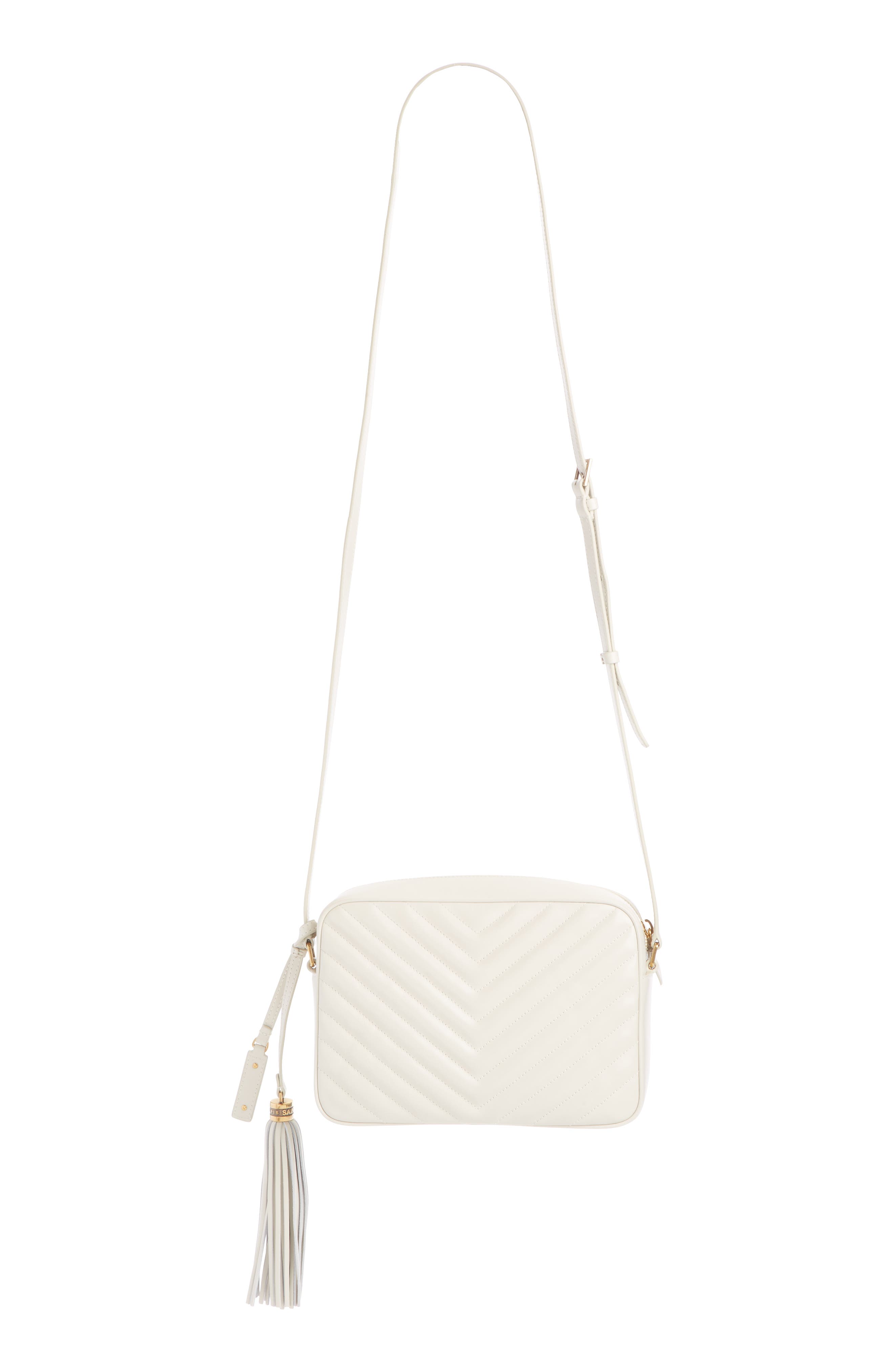 Saint Laurent Medium Lou Calfskin Leather Camera Bag, Alternate, color, 