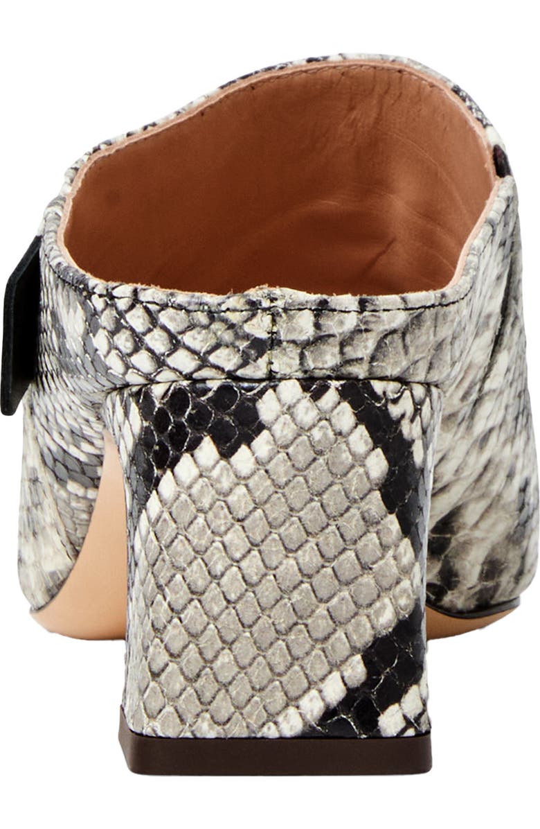Bruno Magli Fran Mule, Alternate, color, Black/White Snake