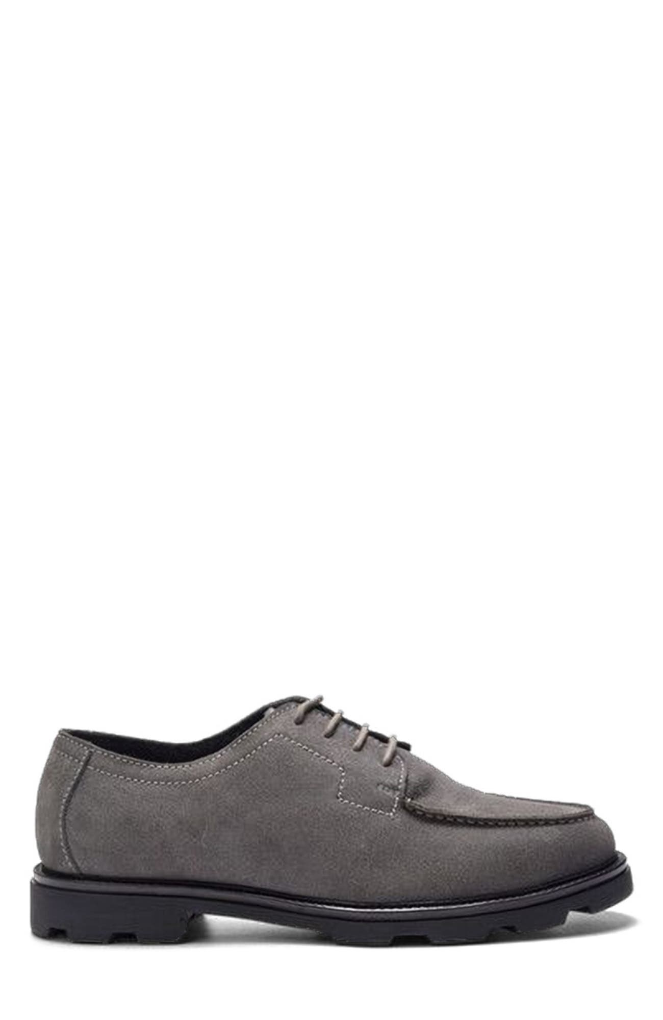 A. Veer Dalton Moc Derby, Main, color, Grey Leather