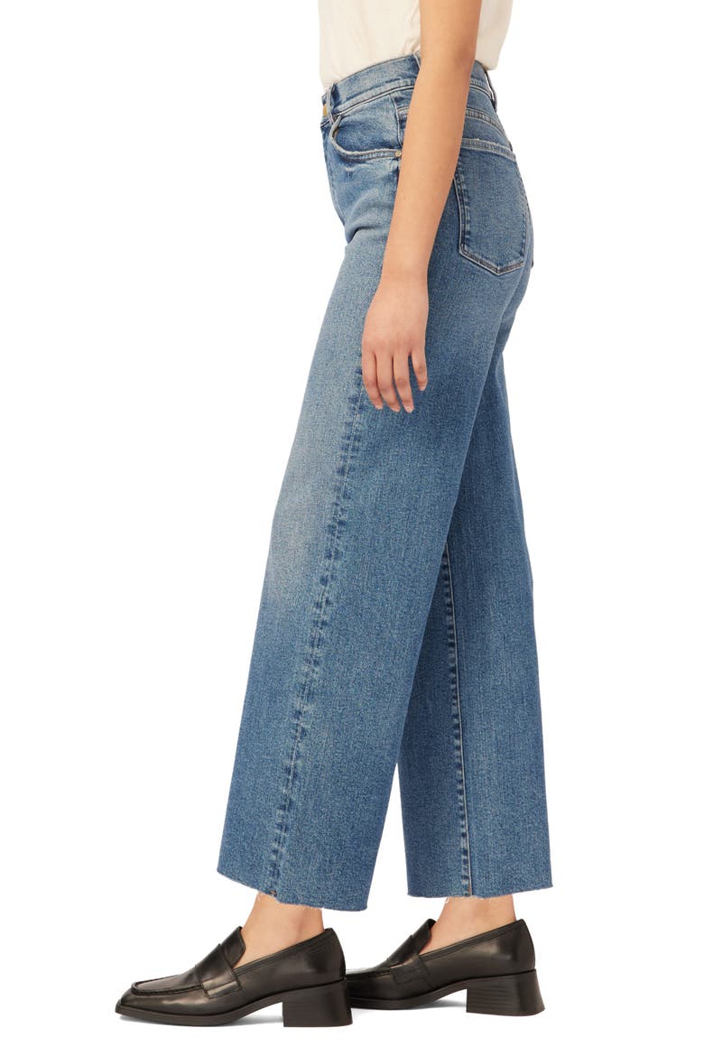 Hepburn High Waist Ankle Wide Leg Jeans, Alternate, color, EAST LAKE