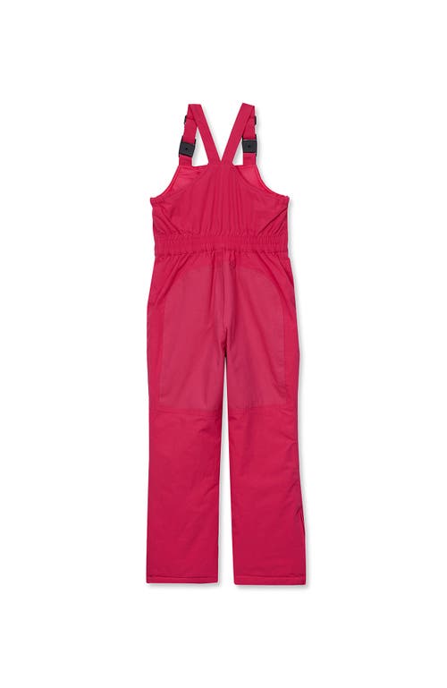 Lands' End Kids Squall Waterproof Iron Knee Bib Snow Pants In Red
